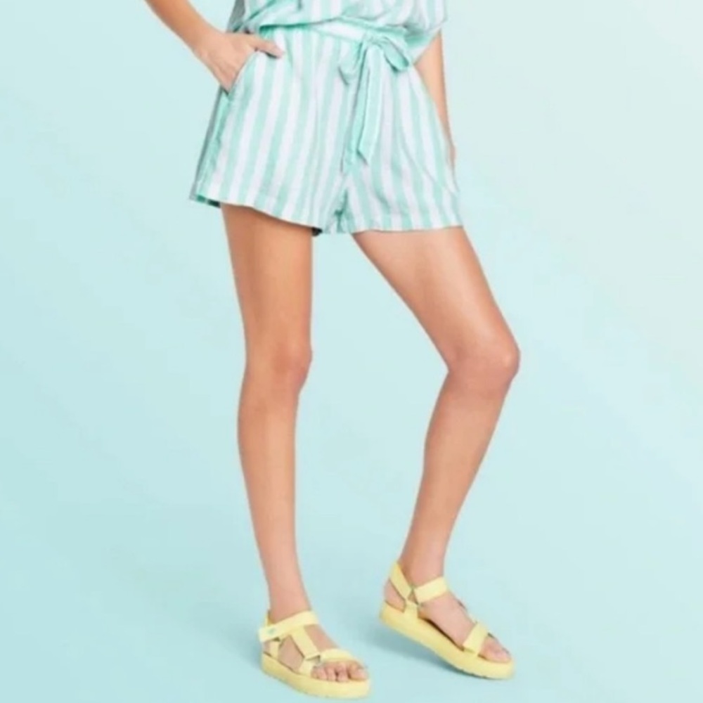 Stoney Clover Lane x Target preppy stripe shorts coverup